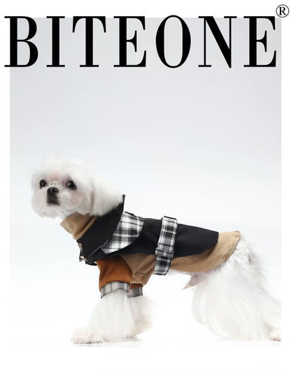 BITEONE: British-inspired Pet Winter Wear - Wool Sweater + Waterproof Windbreaker